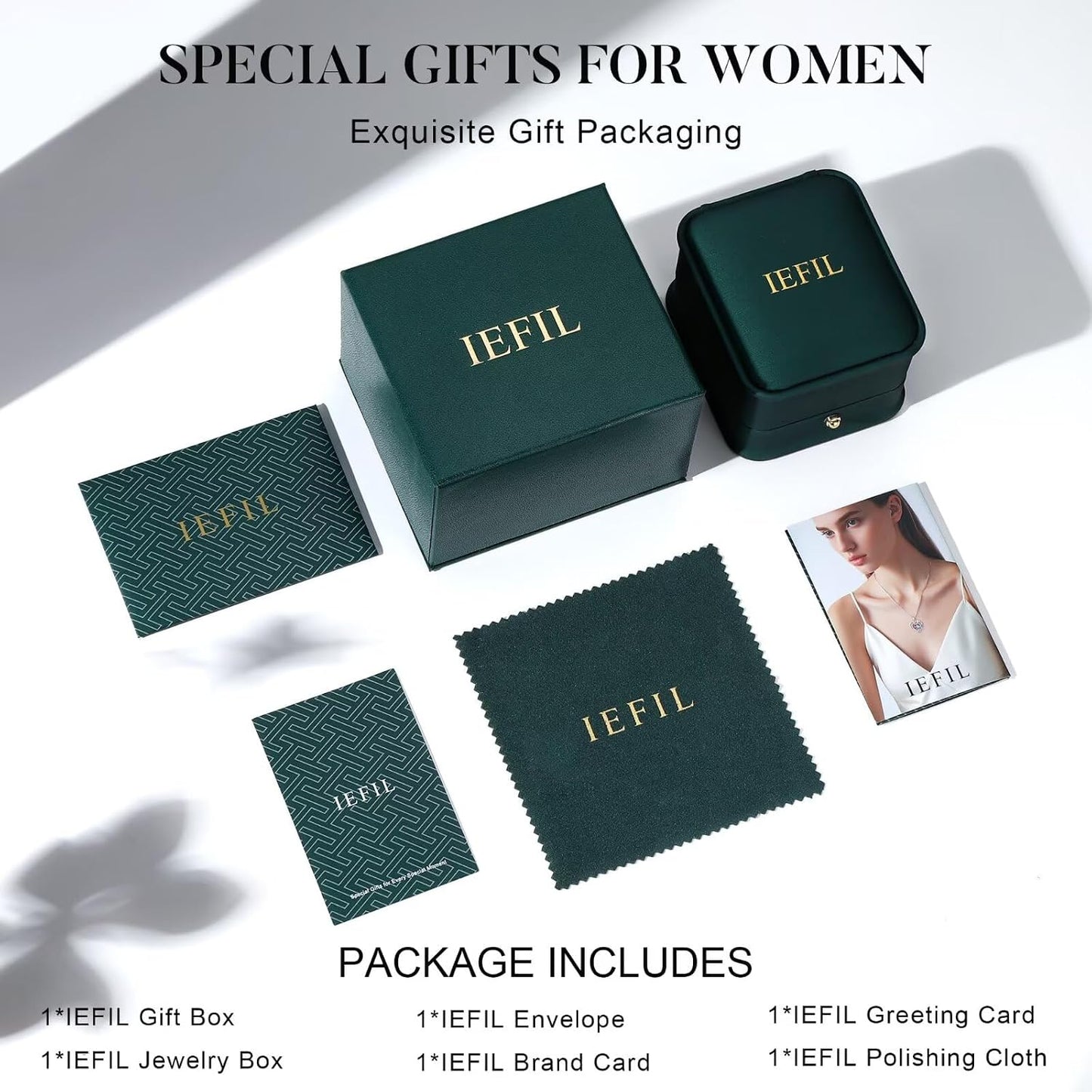Iefil Pulseras de tenis ajustables para mujer, pulsera de plata de...