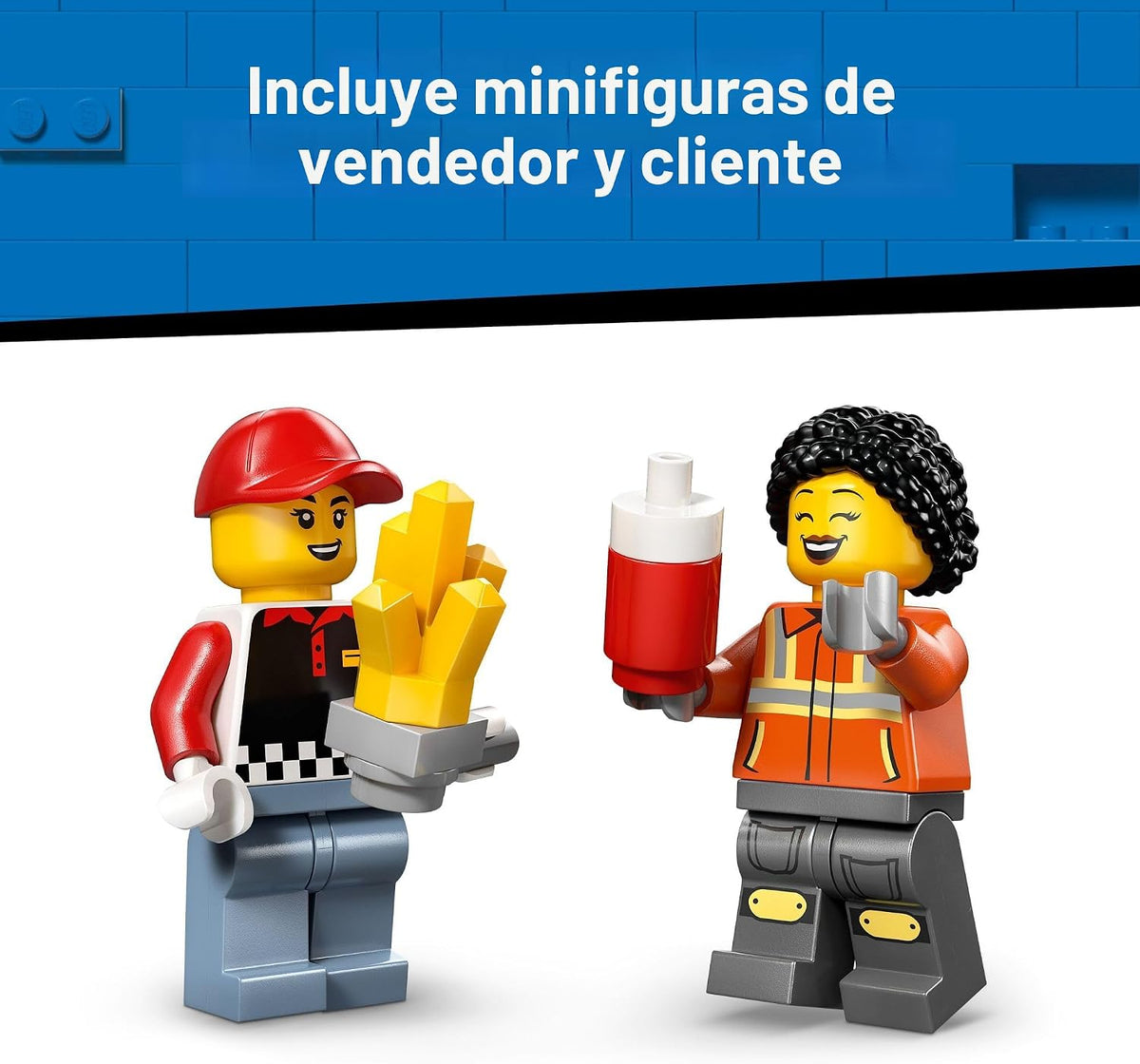 LEGO City Fries - Camión de comida para niños, juguete de juguete d...