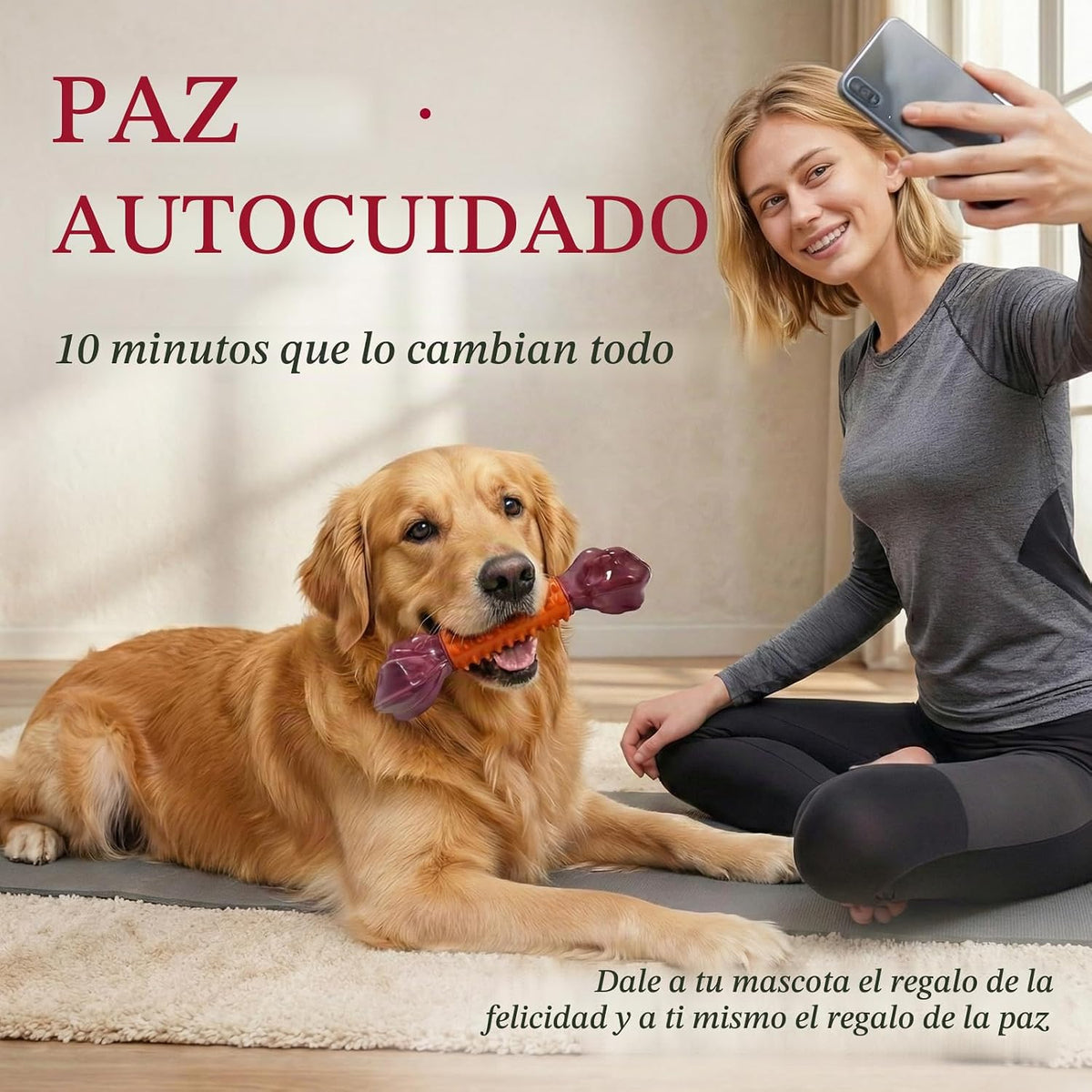 Apasiri Juguetes para perros para masticadores agresivos de raza gr...