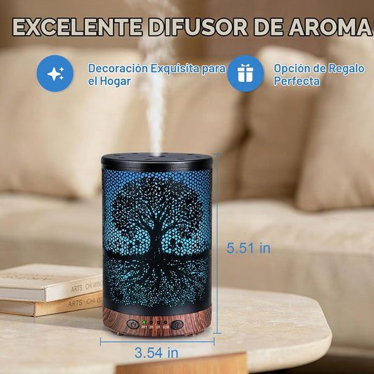 JOYOLO Difusor de aceite esencial de 4.1 fl oz de metal difusor de...