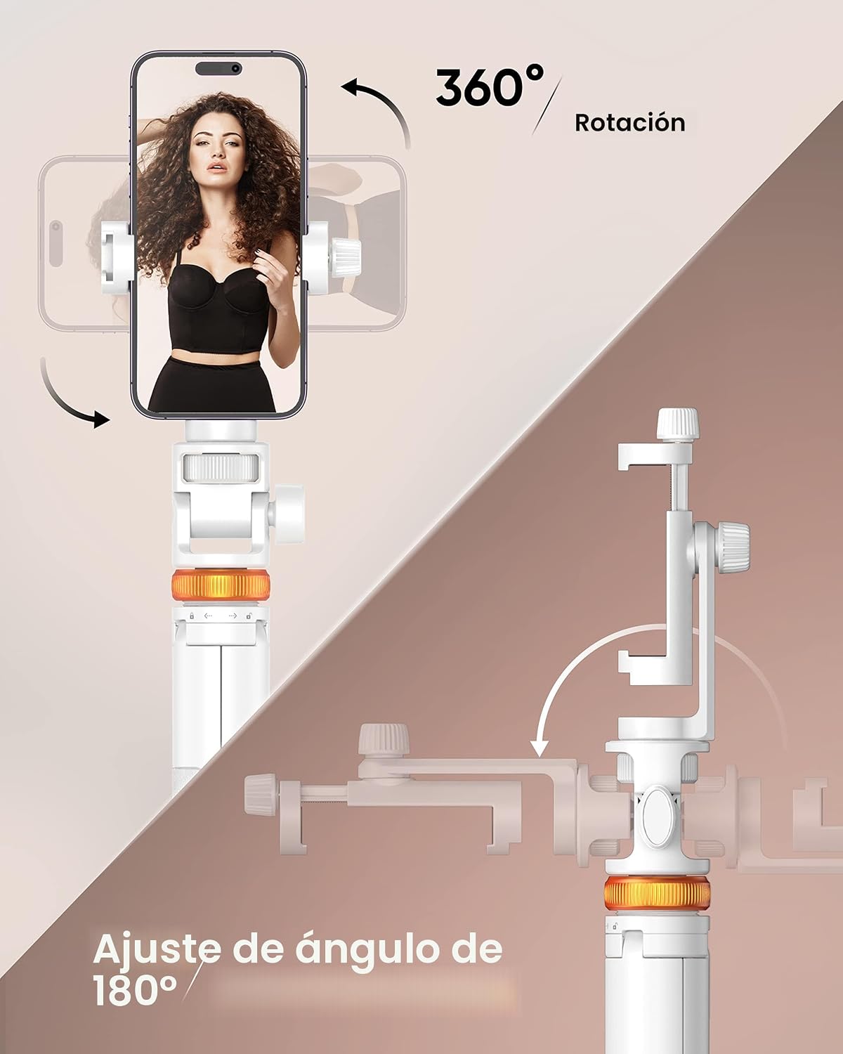 EUCOS Trípode de 62 pulgadas para iPhone, resistente trípode para s...