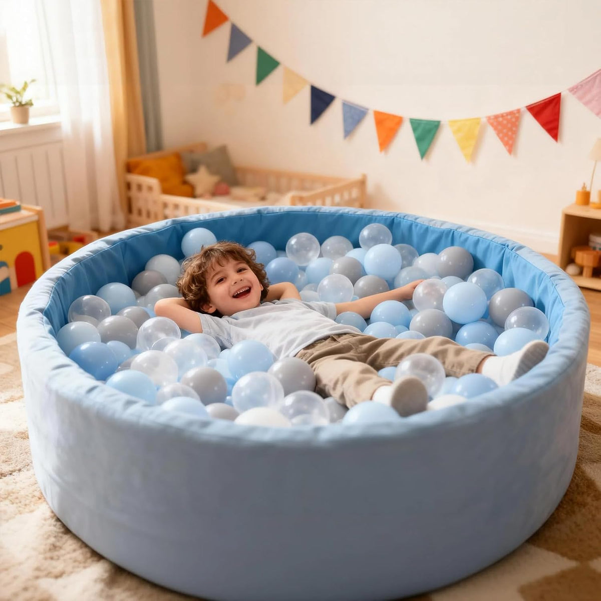 Heopeis - Paquete de 100, 200, 500 pelotas para alberca de bolas, s...