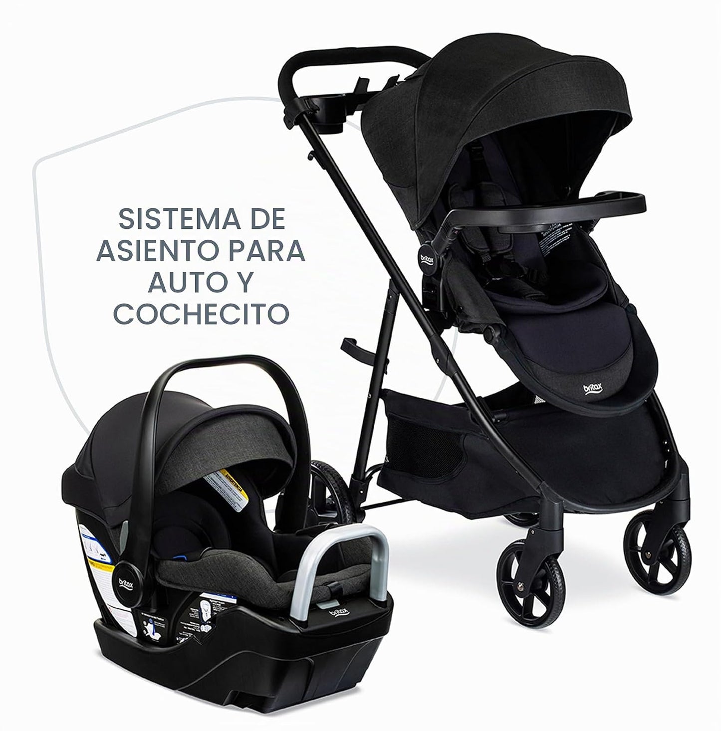 Britax Willow Brook S+ Sistema de viaje, combinación de silla de au...