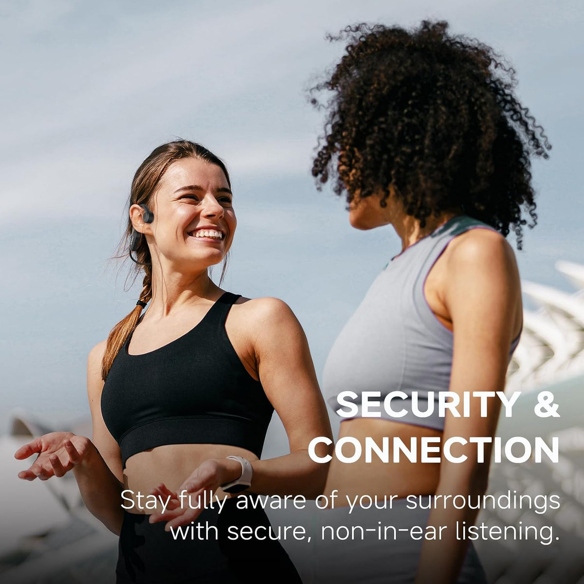 Yorlu Auriculares de conducción ósea, auriculares Bluetooth 5.4 act...