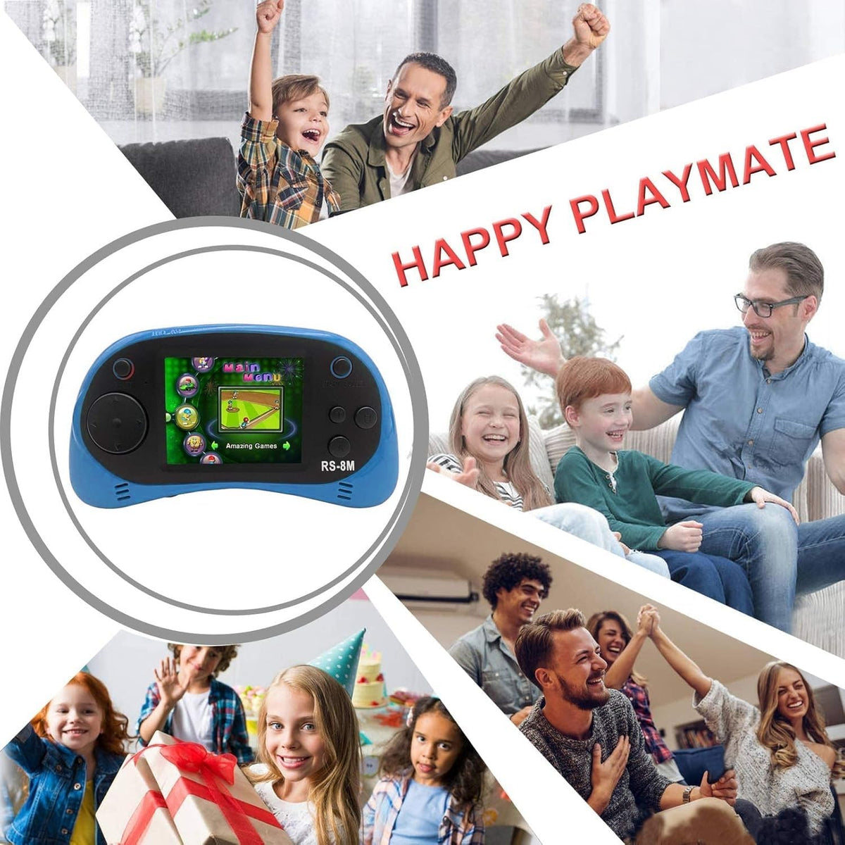 E-MODS GAMING Juegos de mano para niños, consola retro de videojueg...