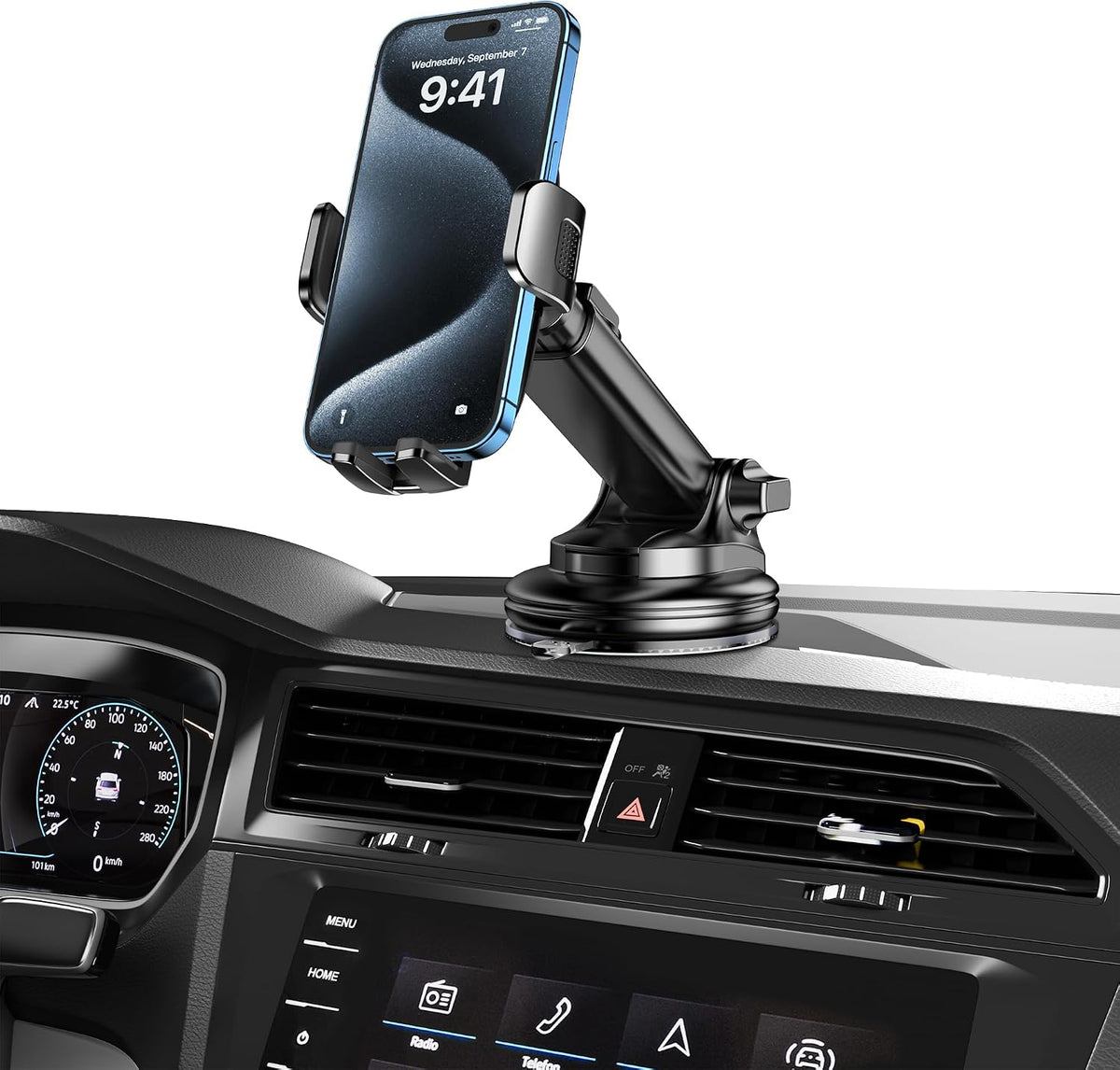 Qifutan Soporte de teléfono montado en tablero para tu automóvil, s...