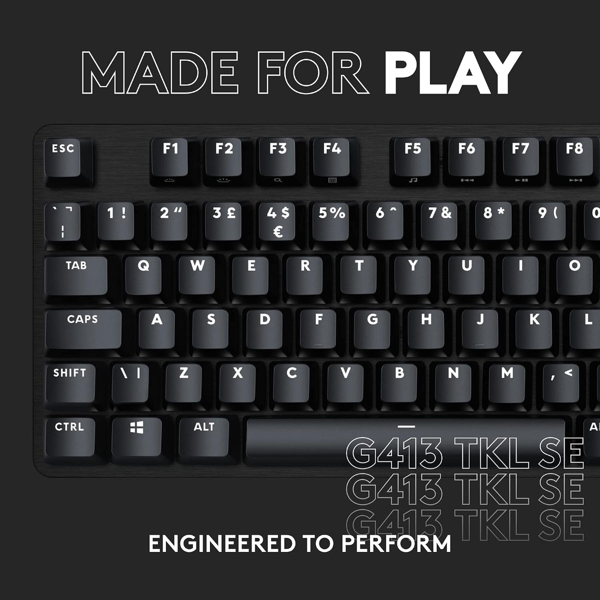 Logitech G Teclado mecánico para juegos 413 TKL SE - Negro | Interr...