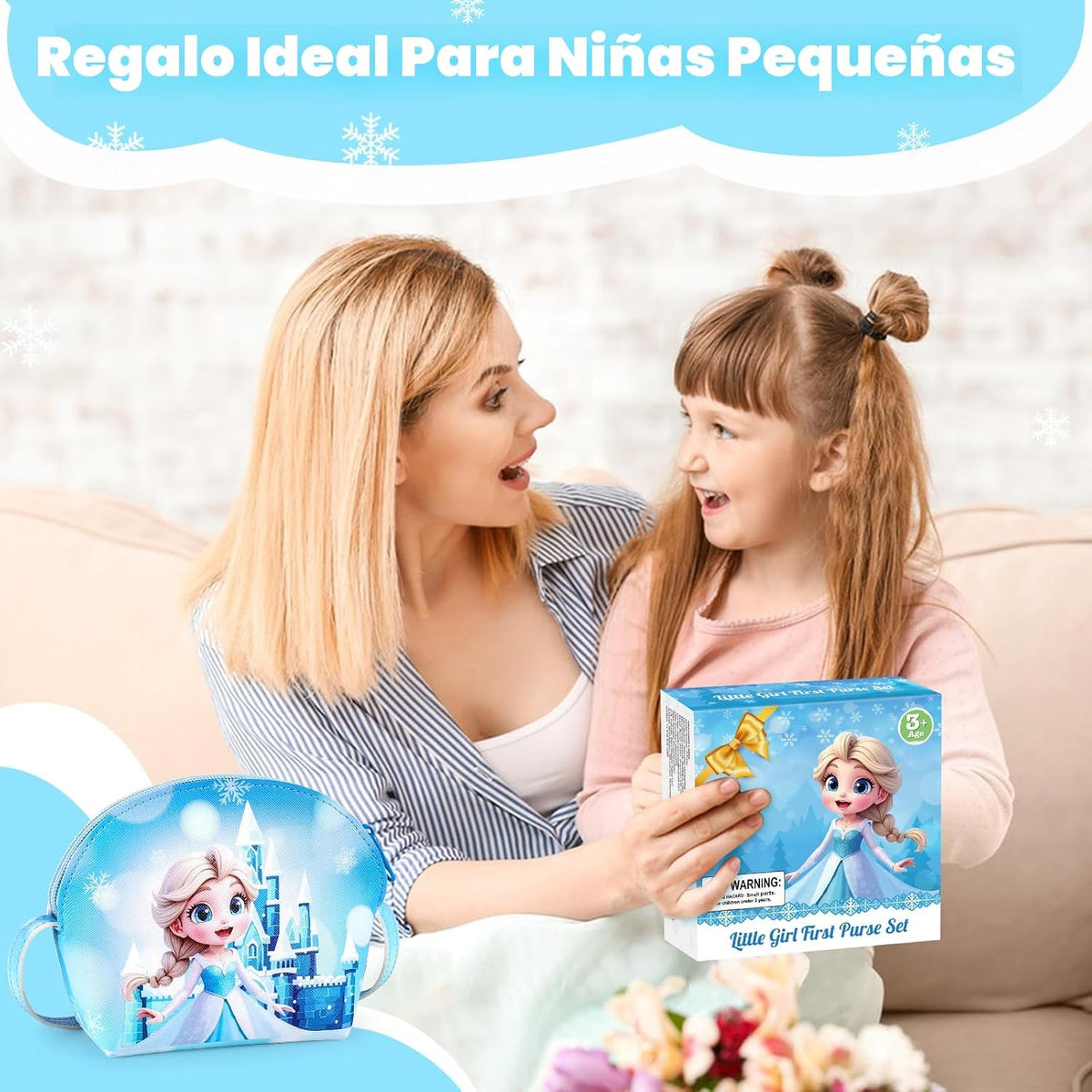 Bolsa de juguete para niñas pequeñas, bolsa de juguete con accesori...