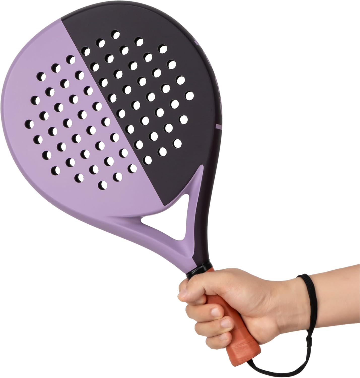 LAPAT Raqueta de pádel con bolsa de cubierta, superficie de carbono...