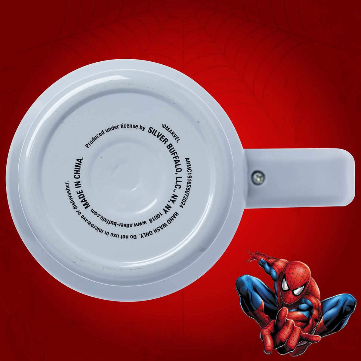 Silver Buffalo Marvel Spider-Gwen, vaso de acero inoxidable, 40 onz...