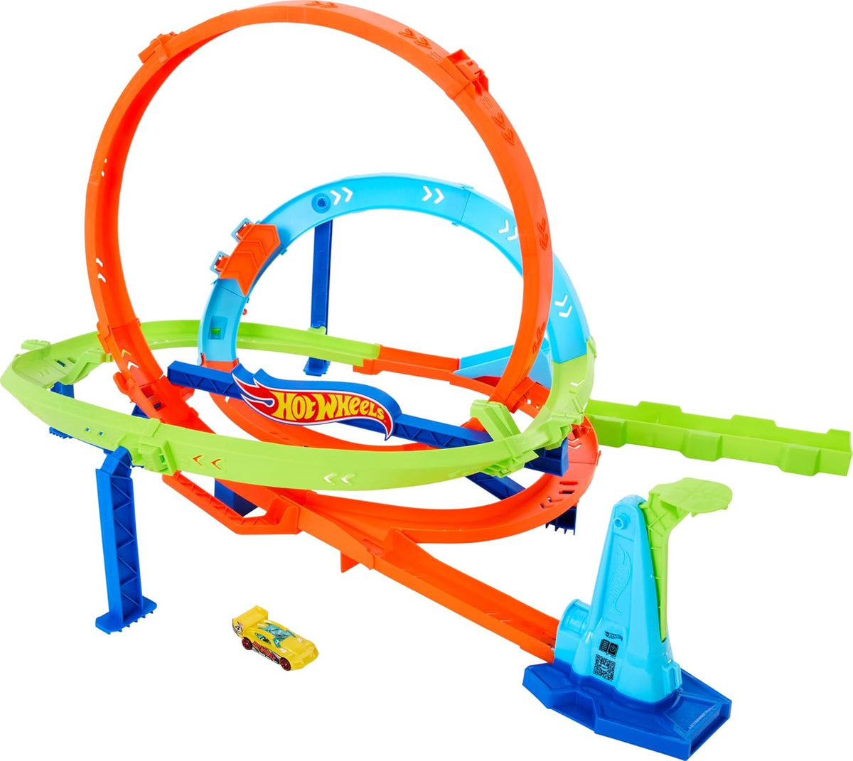 Hot Wheels Set de Pista de Carros de Juguete, Set de Pista Action L...