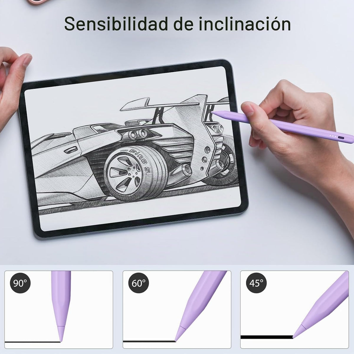 Lápiz óptico para iPad, carga rápida de 13 minutos para Apple iPad...