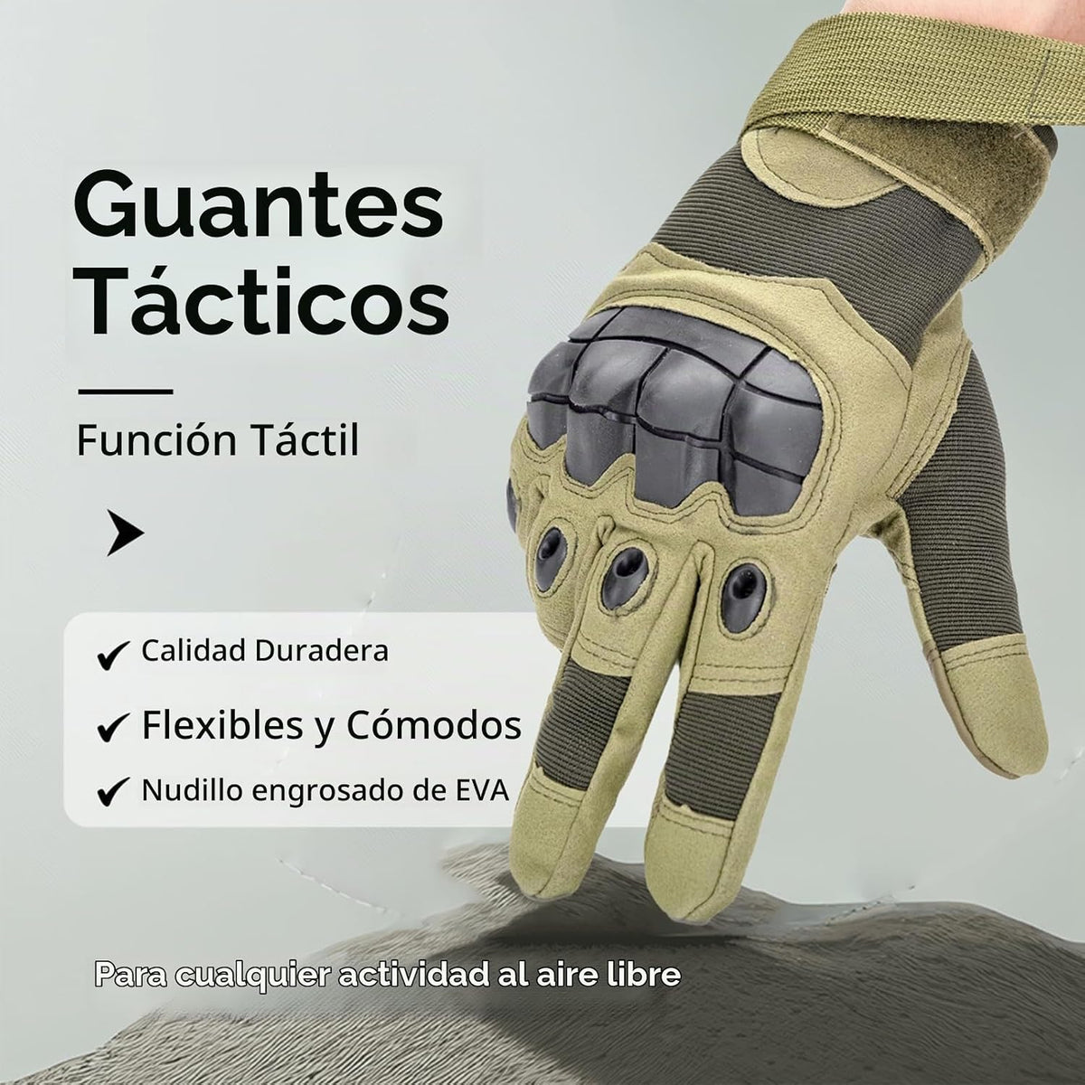 GCSIOM Guantes tácticos con pantalla táctil para protección al aire...