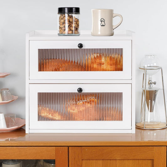 Sunhoo Panera para encimera de cocina, contenedor de almacenamiento...