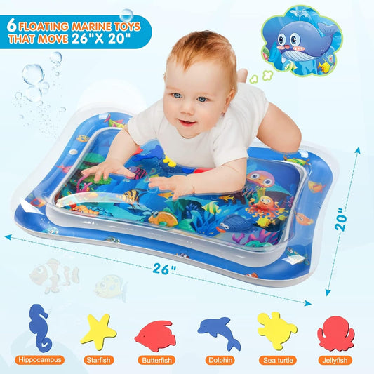 Infinno Alfombra inflable para tiempo de barriga Premium para bebés...