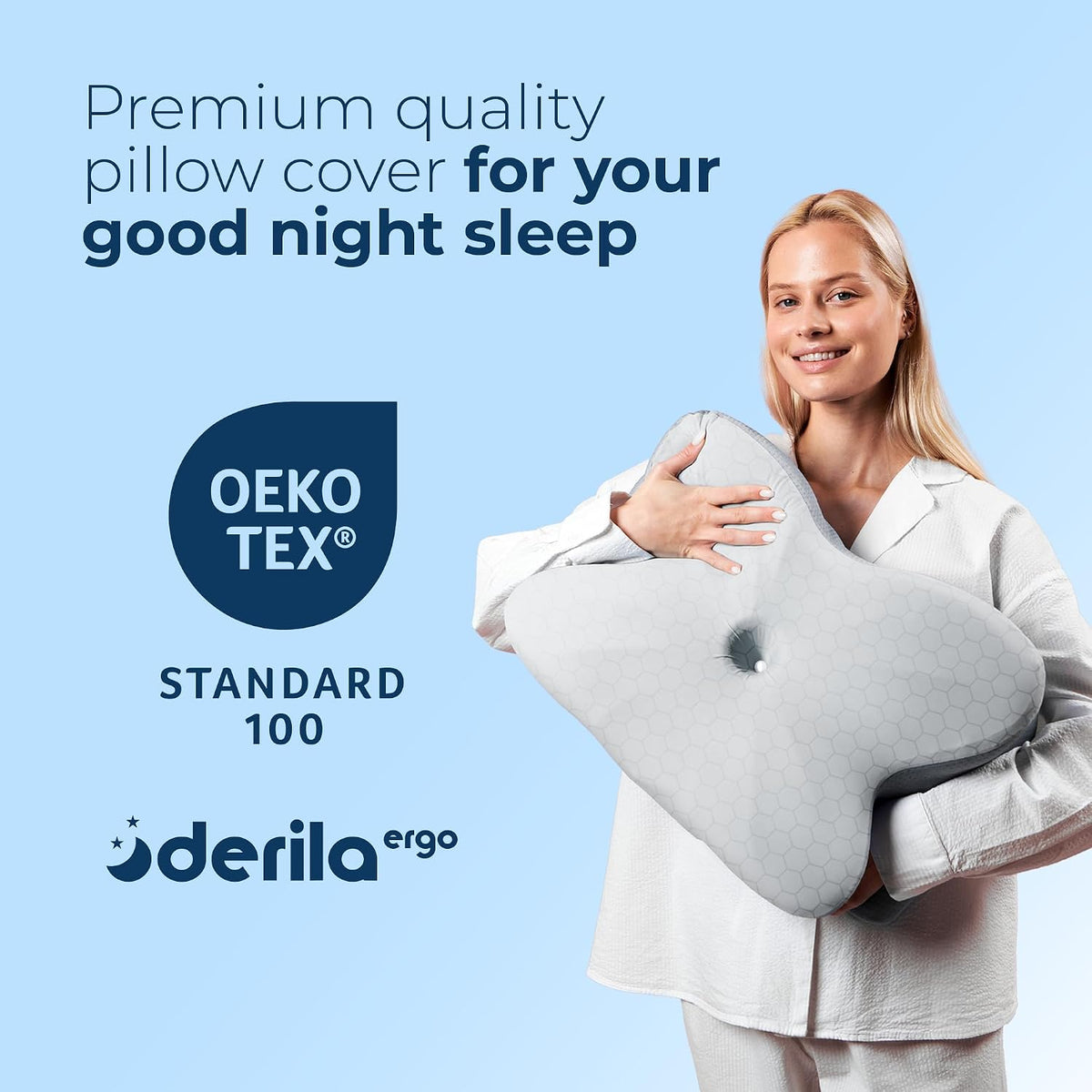 Derila Funda de almohada térmica Ergo para almohada cervical | Fund...