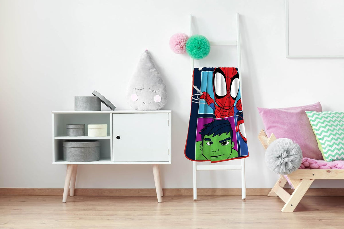 Marvel Spidey and His Amazing Friends Spiderman - Manta de forro po...