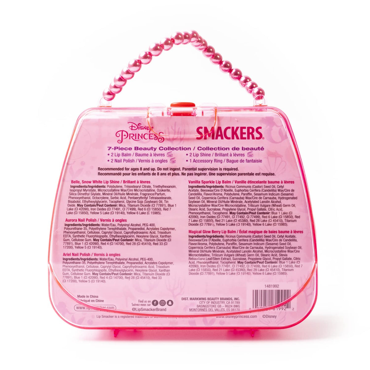 Bolsa de princesas de Disney para Lip Smacker