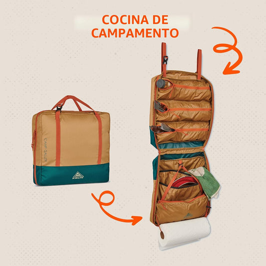 Kelty Camp Galley Deluxe \u2013 Kit de organización de cocina para...