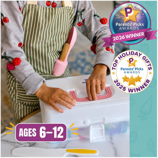 TOVLA Juegos de cocina para niños reales para niñas de 4 a 12 años...