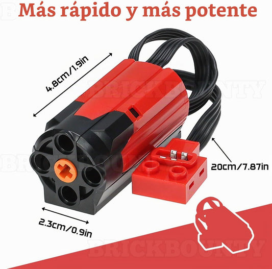 BrickBounty Juego de motor de retroceso de 46 piezas compatible con...