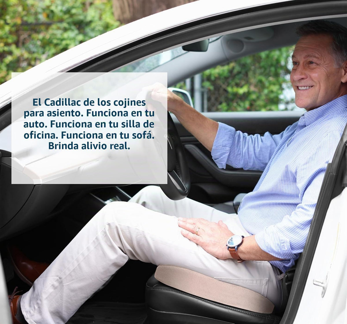 ComfiLife - Cojín prémium de gel y espuma viscoelástica para silla...