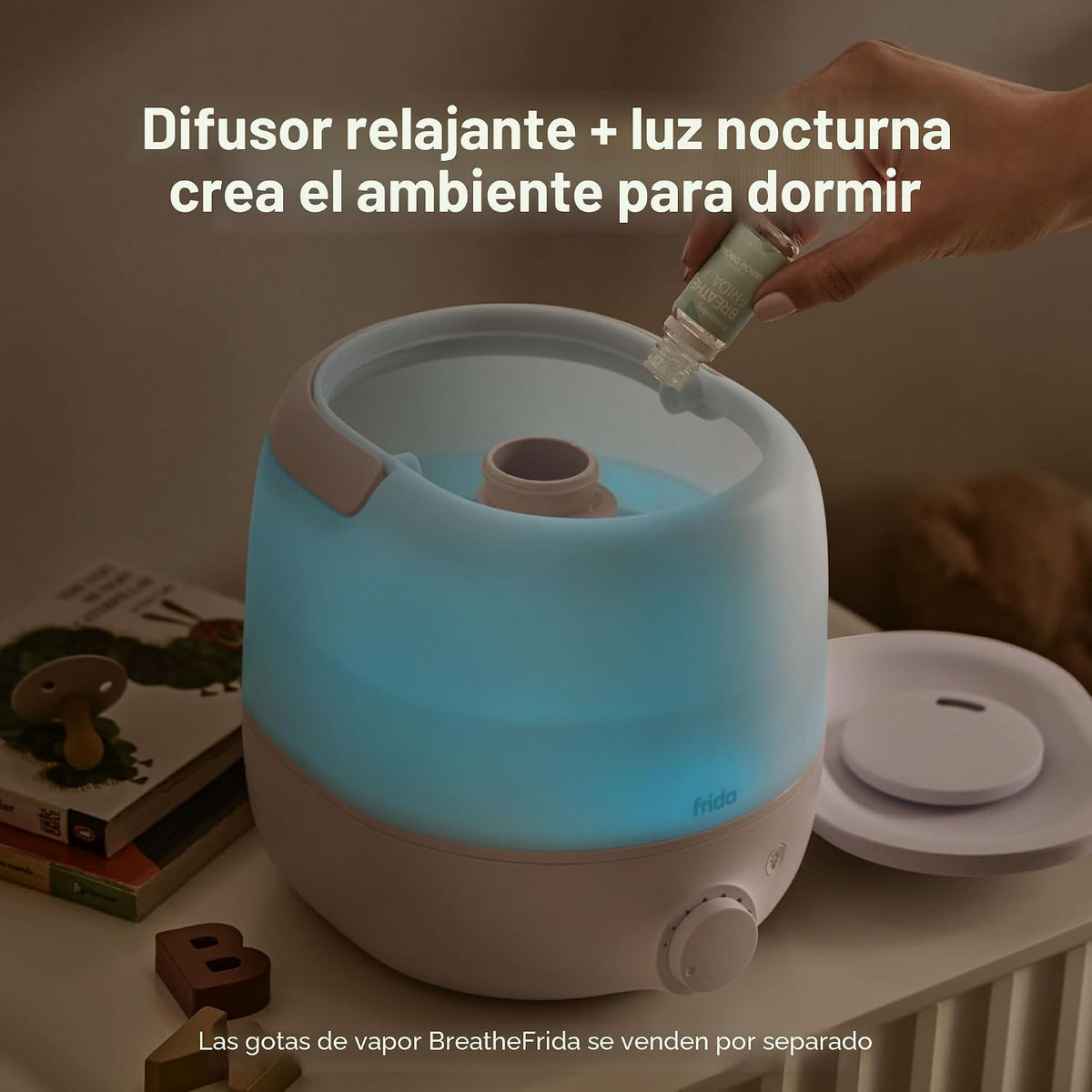 Frida Baby Humidificador de niebla fría 3 en 1 para habitaciones gr...