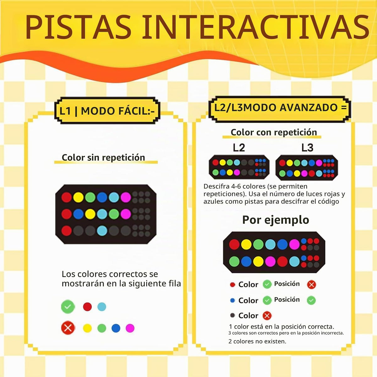 Juego electrónico para romper códigos, más de 10,000 desafíos lógic...