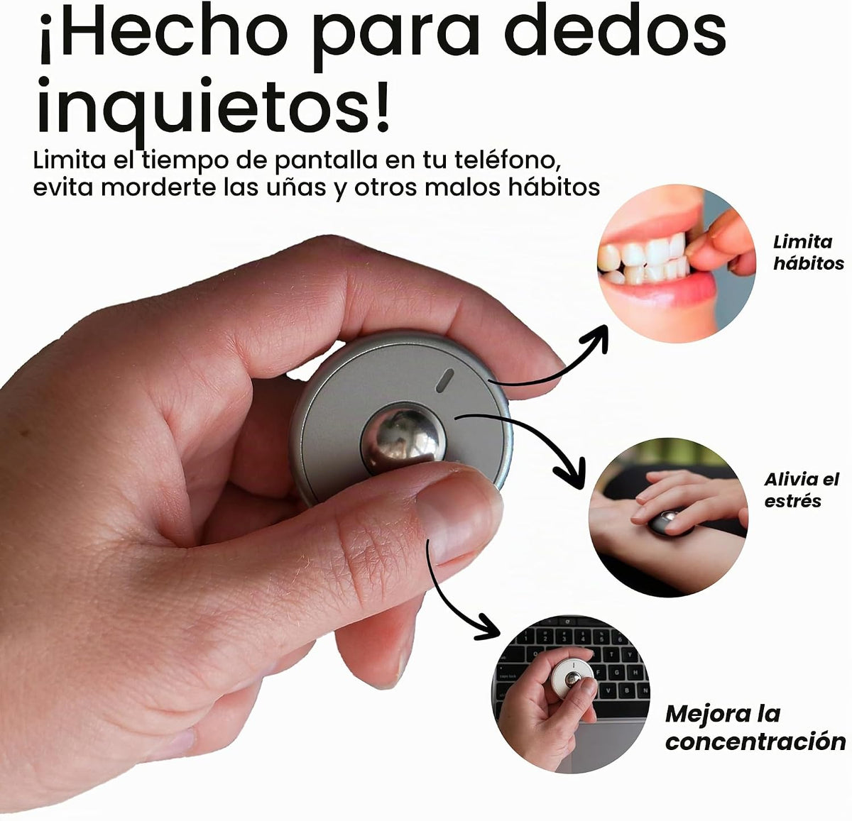 ONO Scroller - Juguete antiestrés de mano para adultos | Ayuda a al...
