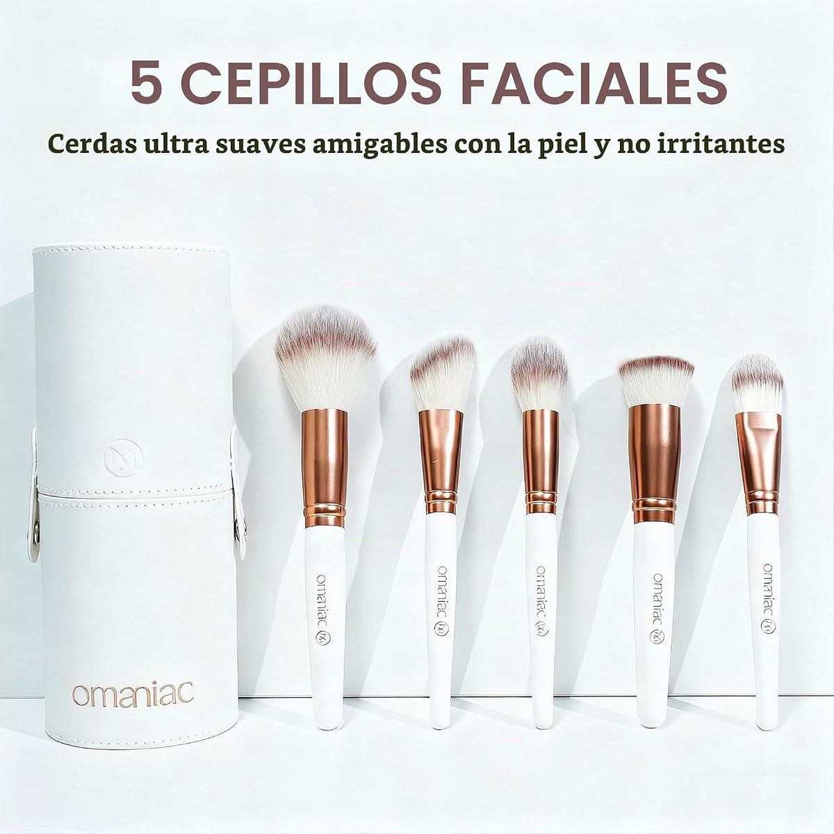 OMANIAC Juego de 20 brochas de maquillaje profesional \u2013 Base s...