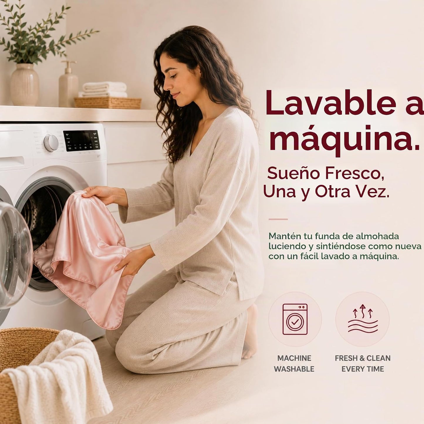 Derila Ergo - Funda de almohada de mezcla prémium con funda de almo...
