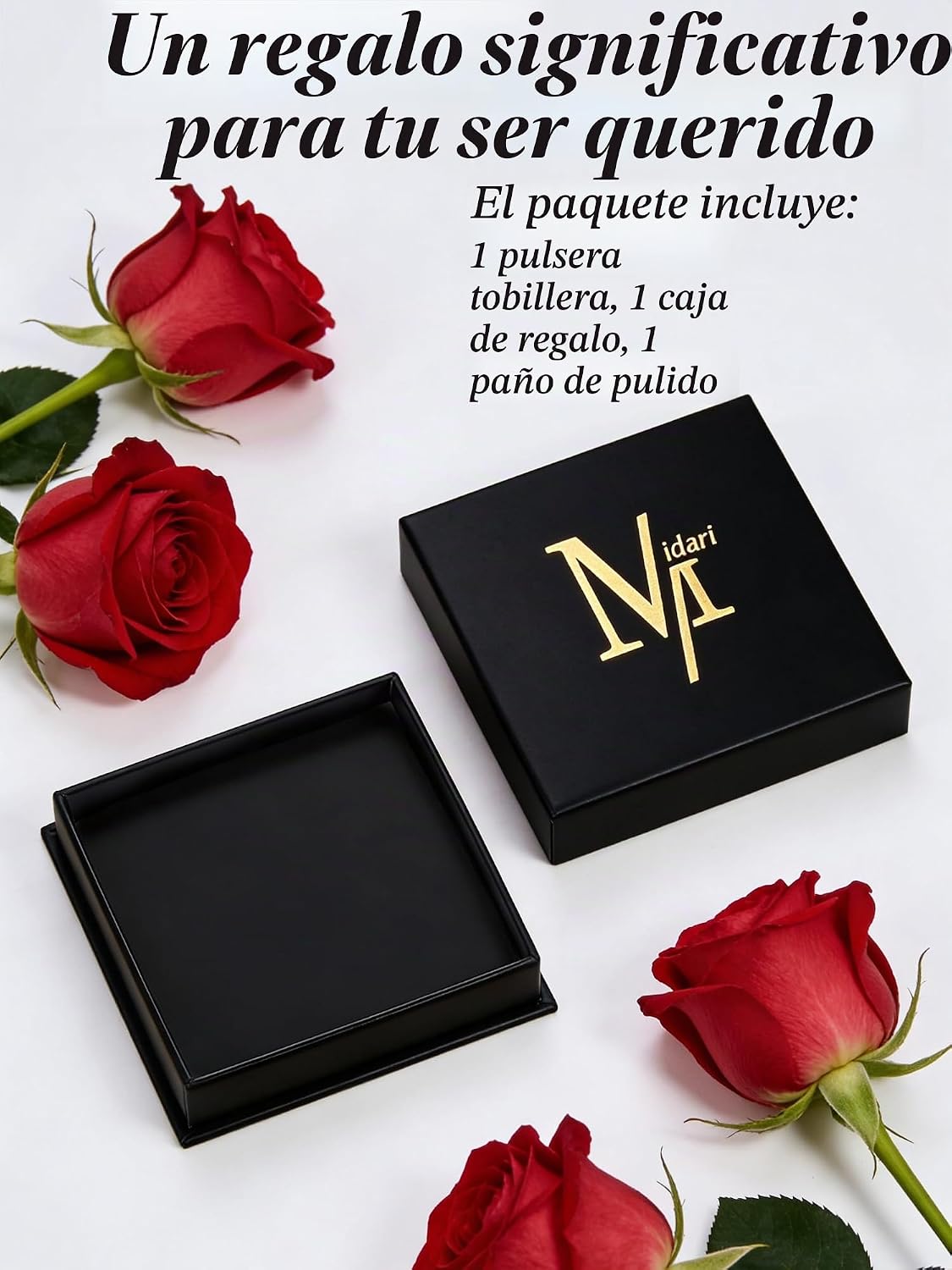 Midari Pulsera de oro de 18 quilates con piedras preciosas de nacim...