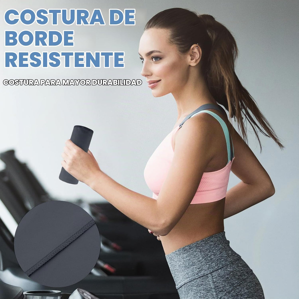 Vnoss Toallas de gimnasio de microfibra, de secado rápido, altament...