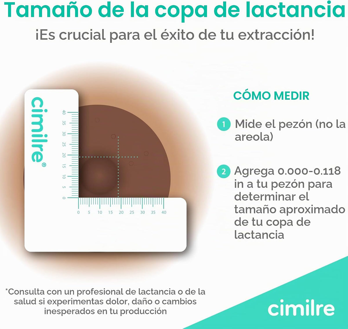 Cimilre P1 Kit de extractor de leche eléctrico doble portátil | Dis...