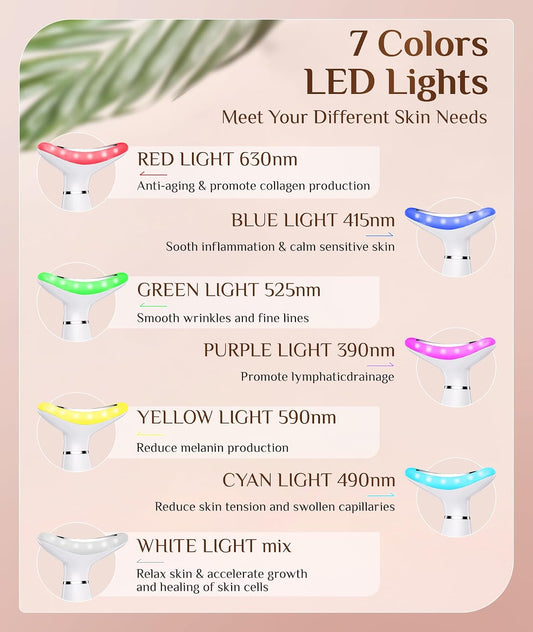 Dopsikn Máquinas Galvanicas de 7 Colores - Terapia de Luz Roja para...