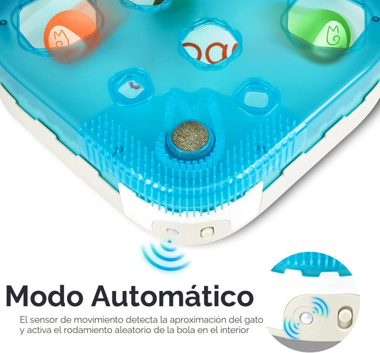Migipaws Juguete Interactivo 7 en 1 para Gatos Activado por Movimie...
