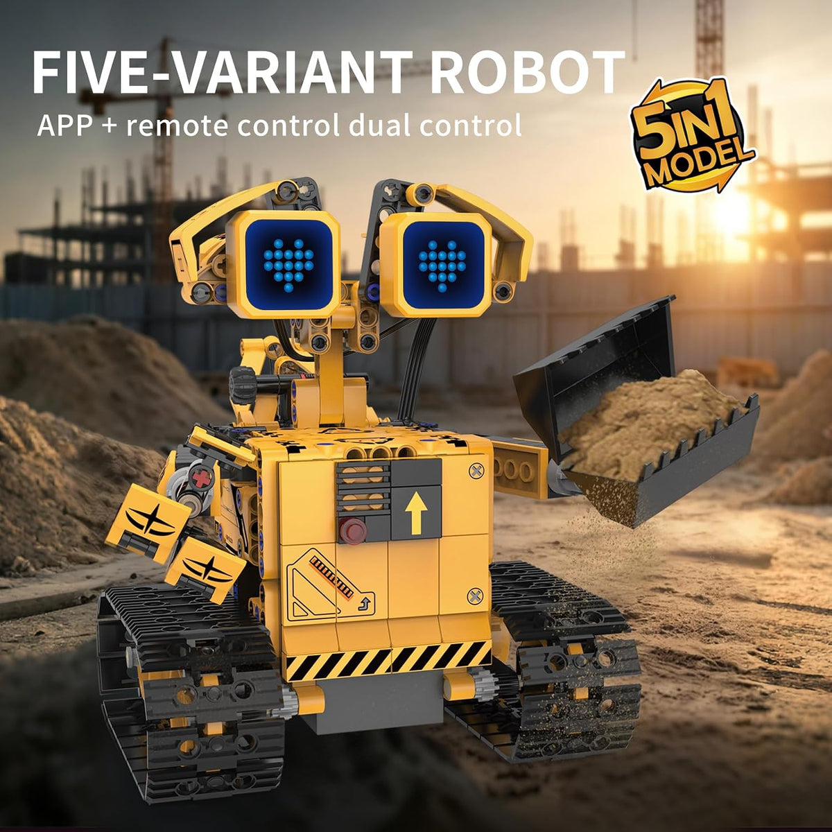 llihhua Kit de construcción de robot de control remoto, regalo STEM...