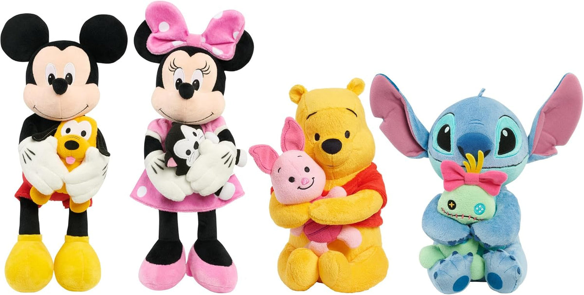 Disney Classics Lil Friends - Peluche de Winnie the Pooh y Piglet