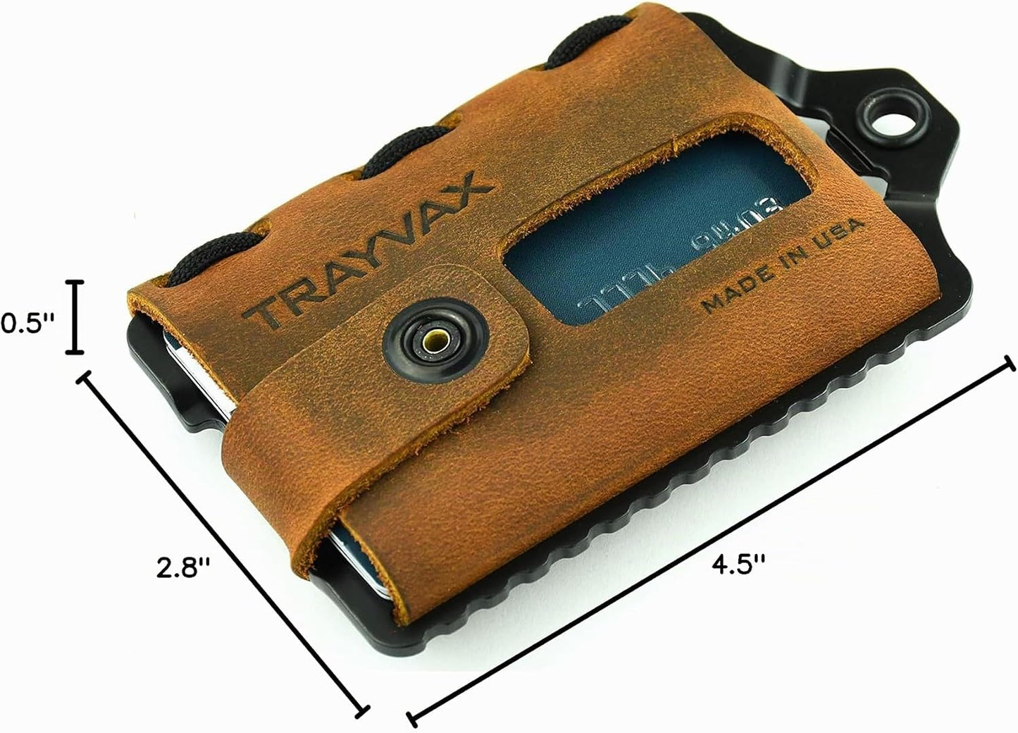 Trayvax Element Wallet, RFID bolsillo frontal para tarjetas de créd...