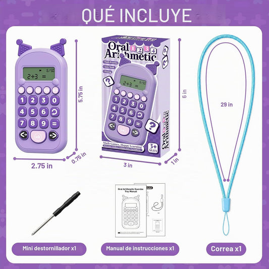Juegos de Matemáticas para Niños de 3 a 12 Años, Juguete Portátil d...