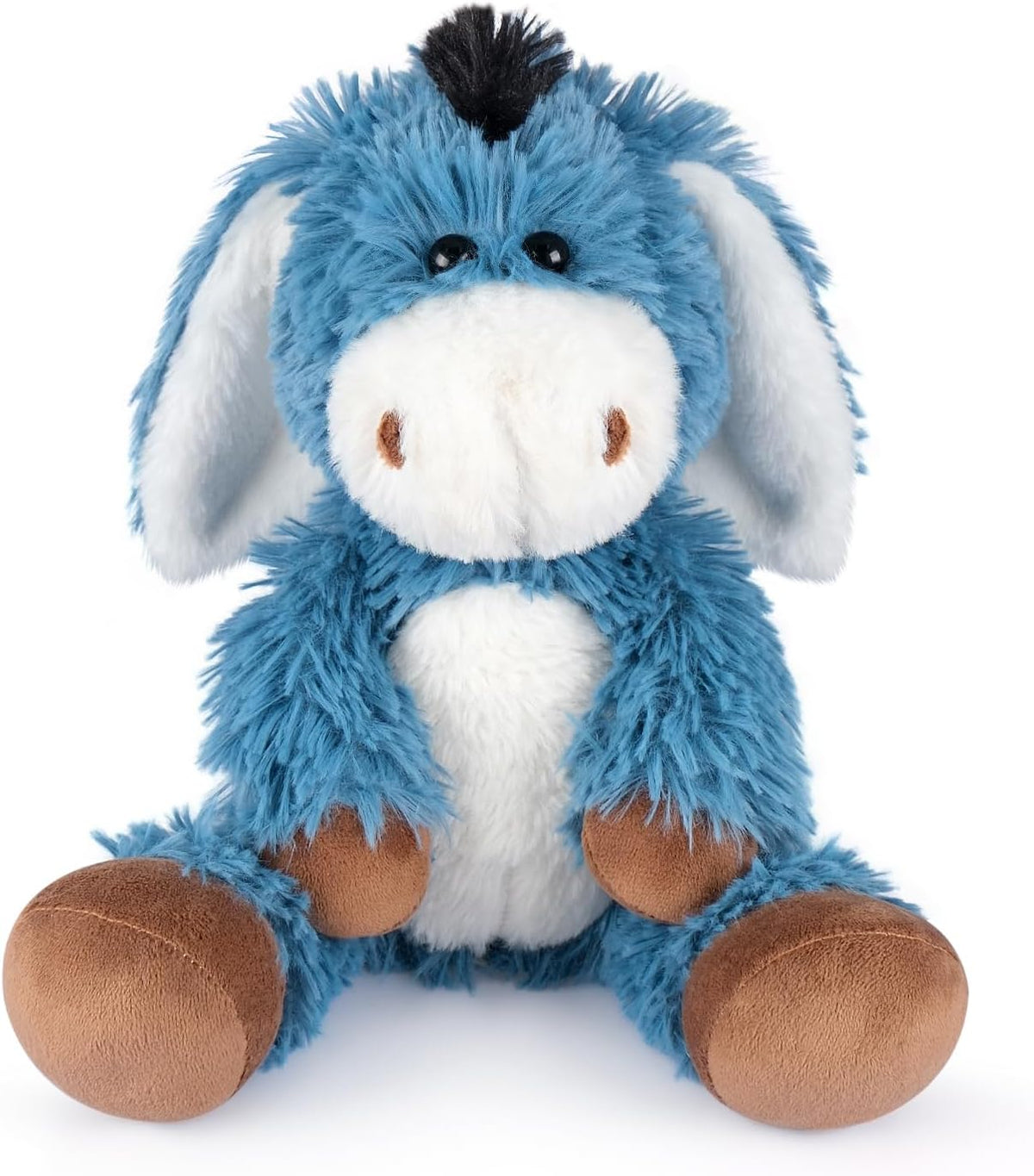 SuzziPals Almohadilla térmica de peluche de burro, apta para microo...