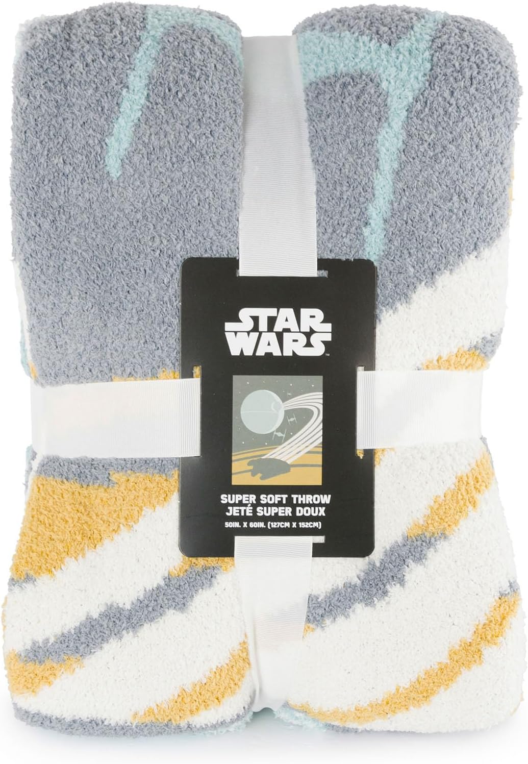Star Wars Manta de Sofá Mullida de Punto Plumoso - Estrella de la M...