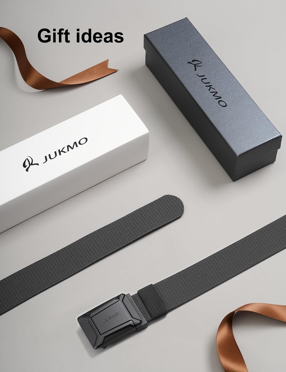 JUKMO - Cinturón táctico elástico para hombres, cinturón rigger mil...
