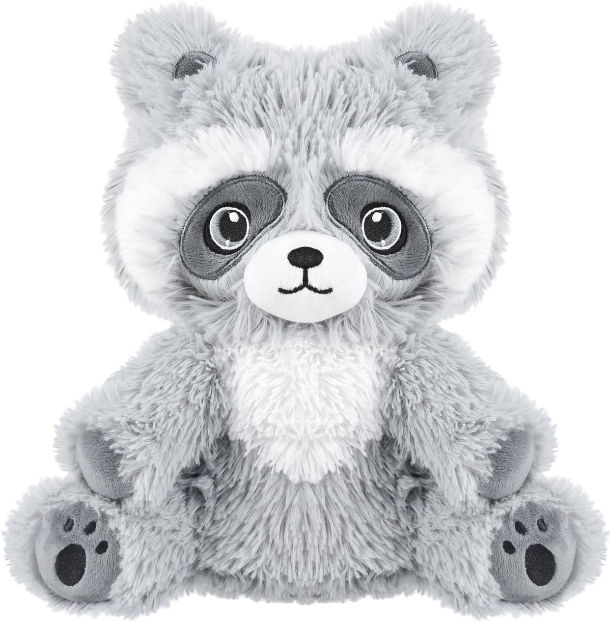 SuzziPals - Peluche de mapache calentable y enfriable, almohadilla...