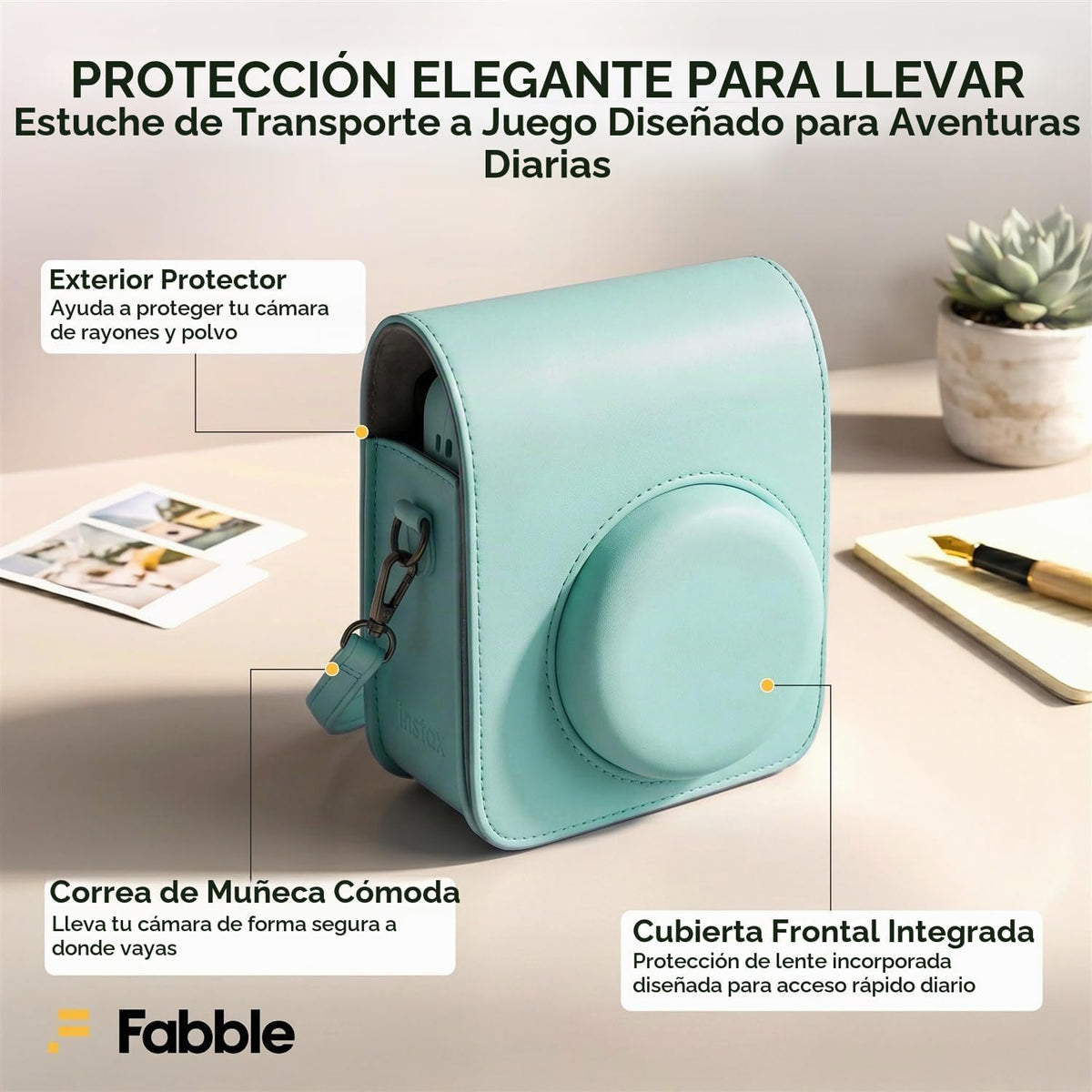 FUJIFILM INSTAX MINI 13 - Cámara de película instantánea color verd...