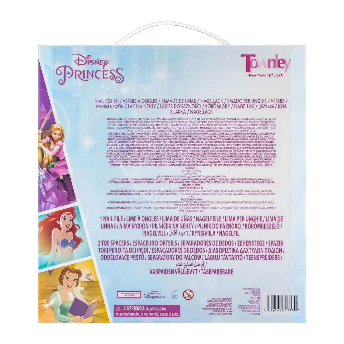 Townley Girl Disney Princess Peel-Off esmalte de uñas Set de regalo...