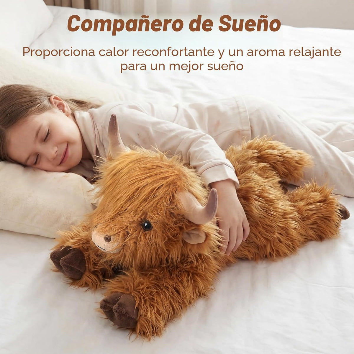 Animales de peluche con peso de vaca de las tierras altas de 25 pul...