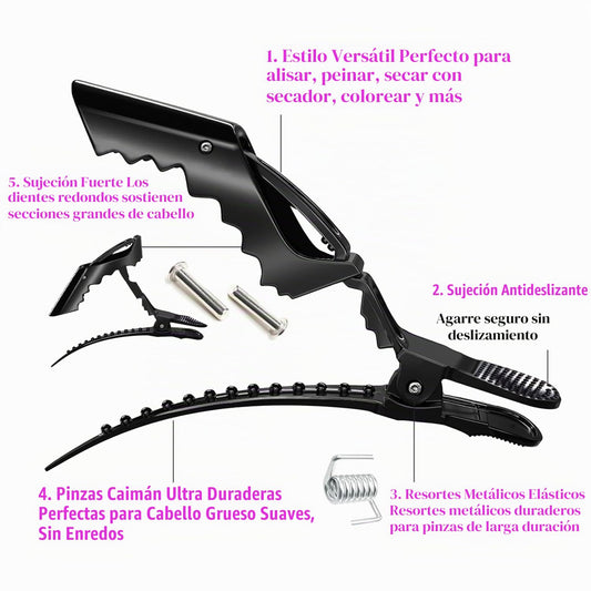 Pinzas para el cabello para mujer, 100 unidades, pinza de pelo de c...