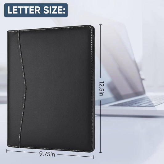 Pacific Mailer Padfolio - Carpeta de cuero para entrevistas, organi...