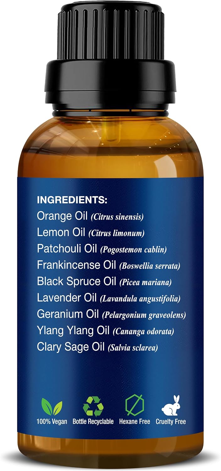 Mezcla de aceite esencial para aliviar el estrés 30 ml - Aceite ese...